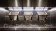 © vectorwin - Stainless steel industrial dispensers in a clean processing environment