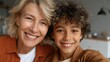 © AZ Studio - Smiling grandmother and grandchild taking a selfie together, capturing a joyful moment
