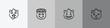 © VectorStockDesign - emoji outline icon set featuring quiet emoji, smiling with halo emoji, stress hushed icons.