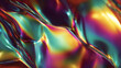 © Fox Bread - Iridescent abstract gradient with liquid metallic waves and neon color flow