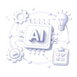 © Zainul - Artificial Intelligence Technology Concept Illustration.