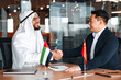 © Valerii Apetroaiei - Diplomatic negotiations between countries in the office