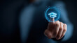 © Nan Shen - Digital certification and online learning powered by ai education technology, professional accessing secure elearning platform for accredited course assessment and verified credential development