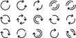 © MDAbdul - set of circular and spiral arrows direction flow flat design vector illustration