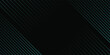 © Hanofa Febriyanti - Abstract Dark Background with Cyan Diagonal Lines Frame. Minimalist Technology Background with Central Copyspace for Text. Digital Tech Pattern for Presentation, Header, and Corporate Identity.
