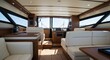 © Endang - Interior of a luxury yacht with light wood, leather seating, and large windows