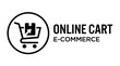 © Dhansha - Online shopping cart vector icon with a cursor arrow for e-commerce websites digital marketing and retail sales
