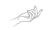 © Ucul - Delicate Hand Gesture Drawing Line Art