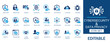 © Mst - Cybersecurity and data privacy solid icon set. Includes network encryption, biometric security, AI Security and cloud protection. Vector assets for network security and identity protection.