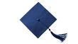 © Isolde - Dark blue Graduation Mortarboard with Tassel and Button Detail
