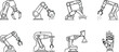 © Md. Musaddik Rahman - Industrial robotic arms performing various tasks