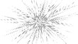 © gd-house - Pixelated halftone dot radial explosion with geometric square particles, abstract monochrome background for digital technology and modern design