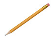 © tapon - A sharpened yellow pencil with a red tip and eraser end isolated on transparent background