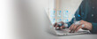 © A Stockphoto - Human Resources HR management Recruitment Employment , representing employee data system, workforce management, business connection, leadership and talent analytics.
