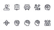 © Ajm - Mind Matters: An assortment of line art icons depicting various aspects of mental well-being, suggesting a range of concepts related to the human mind and its complexities.