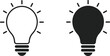 © ripon29 - Outline and Solid Light Bulb Icons Representing Ideas and Innovation Keywords: light bulb, idea, innovation, creativity, inspiration