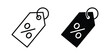 © Cristiane - Discount tag icon pack, best for Graphic designs. Vector