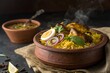 © Nazmul - Delhi Style Chole Bhature Fluffy Fried Bread Spicy Chickpea Curry Food Shot, cholebhature, delhi, indianfood, chickpea, curry