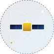 © Laiq - This business technology illustration features a computer network cable design and a data communication diagram to represent a secure internet cloud system