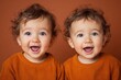 © Ольга Лукьяненко - Identical twin boys with joyful expression