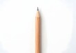 © Yan - A precisely sharpened graphite pencil, crafted from natural wood, stands prepared for the profound act of idea generation and creative expression on an unblemished sheet, symbolizing potential