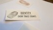 © Hanifi - Identity Concept with Fingerprint Following the Theme Every Trace Counts for Security and Personal Identification Awareness
