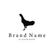 © Mayliana - Modern chicken logo with bold clean lines and minimalist style