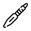 © vectorwin - Stylus pen technology icon illustrating digital writing, drawing, and artistic creation, offering a versatile tool for graphics, education, and creative work