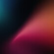 © Bisnislogo - Abstract gradient background wallpaper, smooth color transition from dark turquoise to warm orange and bright magenta with grain effect