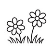 © Mydul - Simple Daisy Flowers Grass Illustration