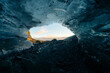 © ADDICTIVE STOCK - Ice cave view on Vatnajokull glacier during trekking