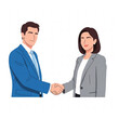 © Idrees - business people shaking hands