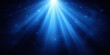 © MDNUR - A bright blue space background featuring a magical star burst and glowing light rays that shine like a festive Christmas explosion across a shiny celestial backdrop