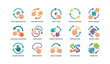 © Cali6ro - Touch rotation and gesture icons arranged in grid layout