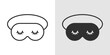 © Charles - Eye Relax Icon representing relief from eye strain, relaxation, and care for eye health, especially after prolonged screen use.