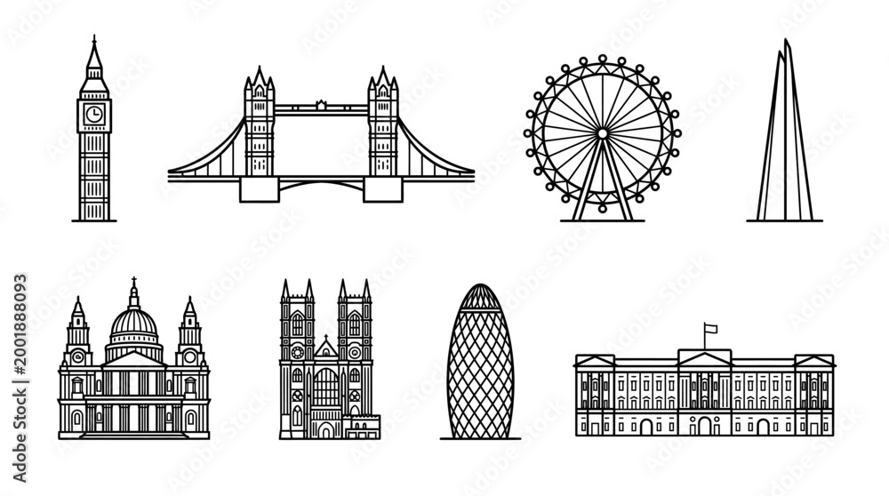 A comprehensive collection of iconic architectural landmarks and ...