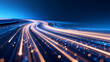 © TommyNa - High speed data flow light trails with glowing lines and particle streams on dark background, futuristic digital network and communication technology concept, idea for big data and IT infrastructure