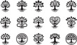 © MS - Infinity Tree Life IconsRooted Nature Symbol Set