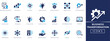 © SokretiRani - Business transformation icon set. Digital evolution, strategic growth, process improvement, innovation, and corporate optimization symbols.