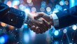 © EBG Stock Studio - Apretón de manos entre humano y robot como símbolo de colaboración tecnológica