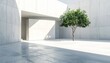© fab1o.fx - Modern architecture with a tree.