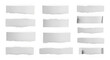 © creativevector - Twelve white geometric shapes on black background arranged in four rows of three isolated on a transparent background