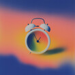 © Vilma - A colorful clock on a colorful background, time concept