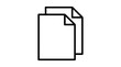 © Yousef - Minimalist Document and Copy File Line Icon for Interface Design