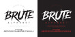 © happy - Brute font extreme brush scratch display alphabet for metal rock music and aggressive sports brand