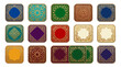 © Tanveer - A collection of intricate Islamic ornamental frames and borders with traditional patterns and cultural designs.