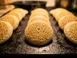 © FOODS and TRAVEL - Traditional Qatayef Pancakes for Ramadan on a Cooking Surface