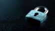 © Chandlerlikes - cyber security encryption lock digital interface glowing concept