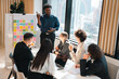 © chokniti - Meeting planning guide the business marketing team in corporate environment, information management and consultation support presentation strategy, finance decisions, creative idea brainstorm sharing