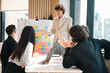 © chokniti - Business professionals discussing ideas in urban setting corporate communication teamwork consultation partnership strategy planning modern workplace collaboration